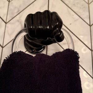 Nancy Funk Ceramics Hand Towel Holder Pop Art